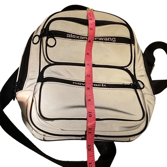 Alexander Wang Attica Reflective Backpack Silver Iridescent - Picture 7 of 9